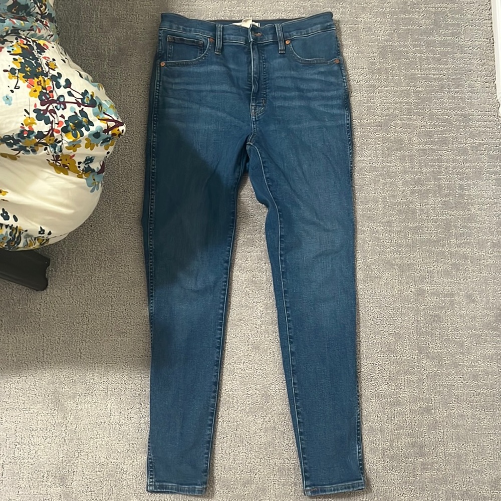 MADEWELL LIKE NEW size 28 10 inch high rise jean